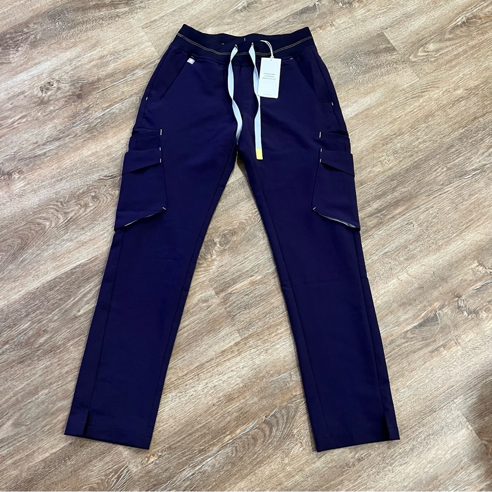 FIGS Purple Ham Soeng Petite Scrub Pant NWT